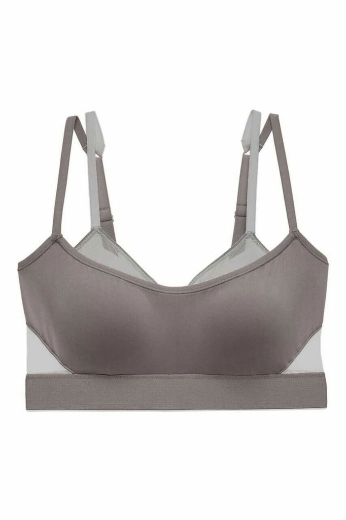 GRAVITY Contour Underwire Sports Bra in Grey/Lead