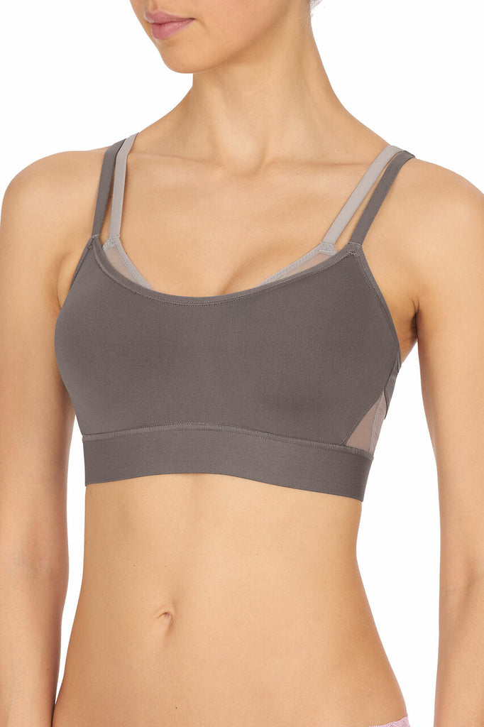 GRAVITY Contour Underwire Sports Bra in Grey/Lead