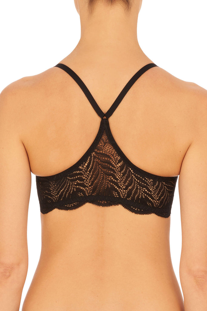 LUSH Front Close Contour Bra in Black