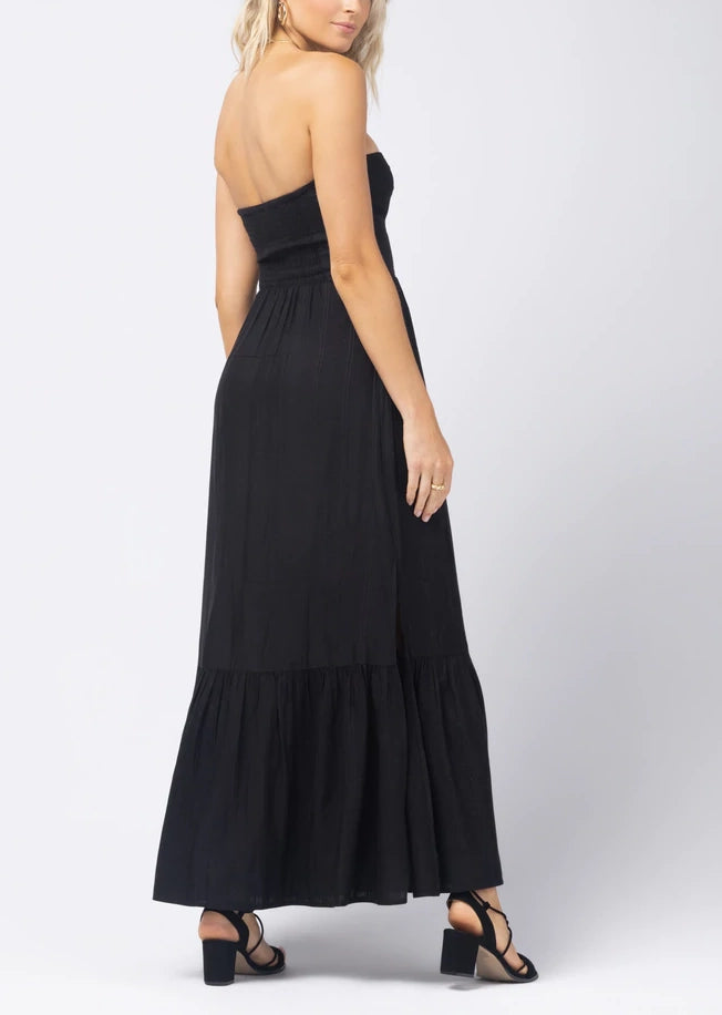 MELODY Strapless Dress in Black