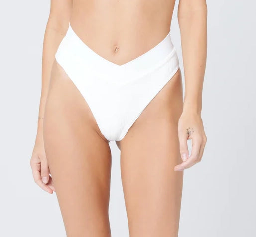 SIREN & COURT Bitsy Bikini in White