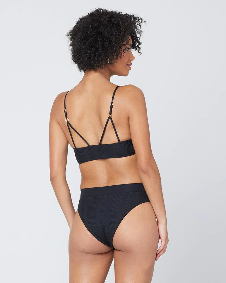 SIREN & COURT Bitsy Bikini in Black