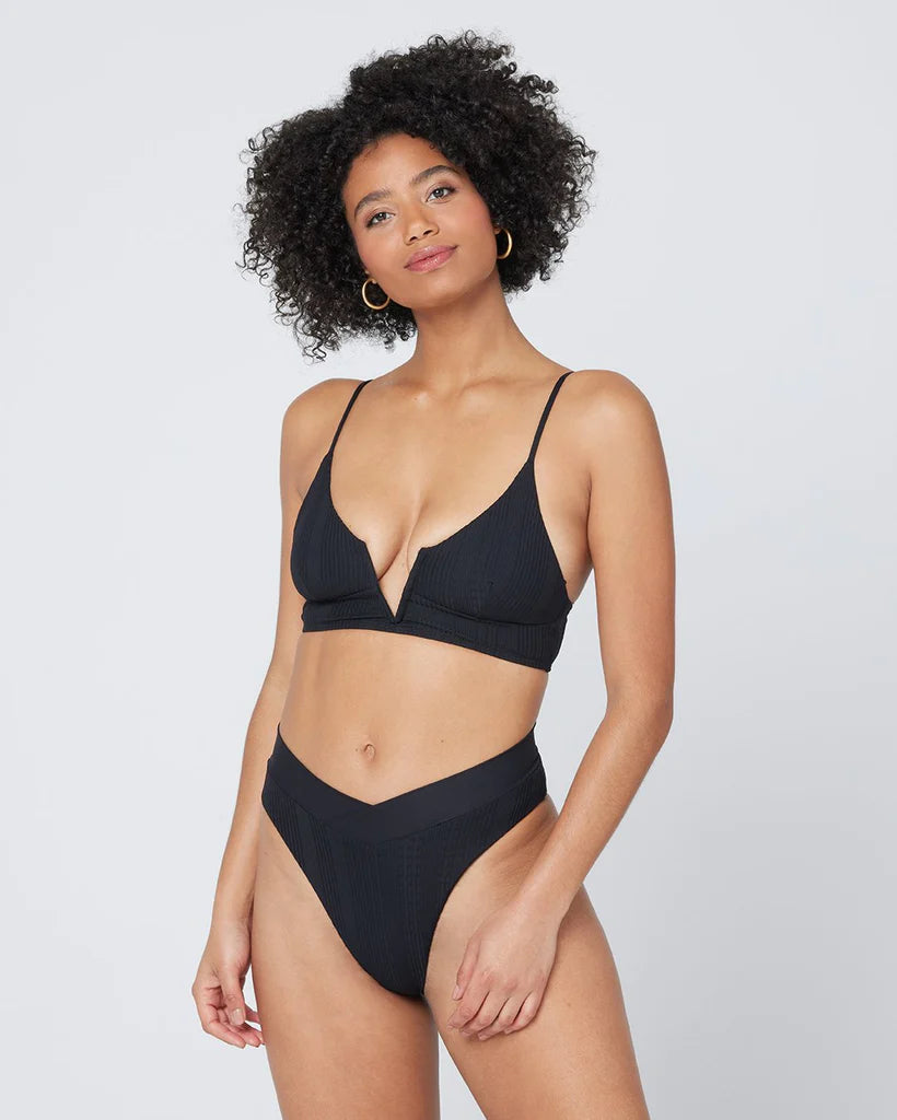 SIREN & COURT Bitsy Bikini in Black