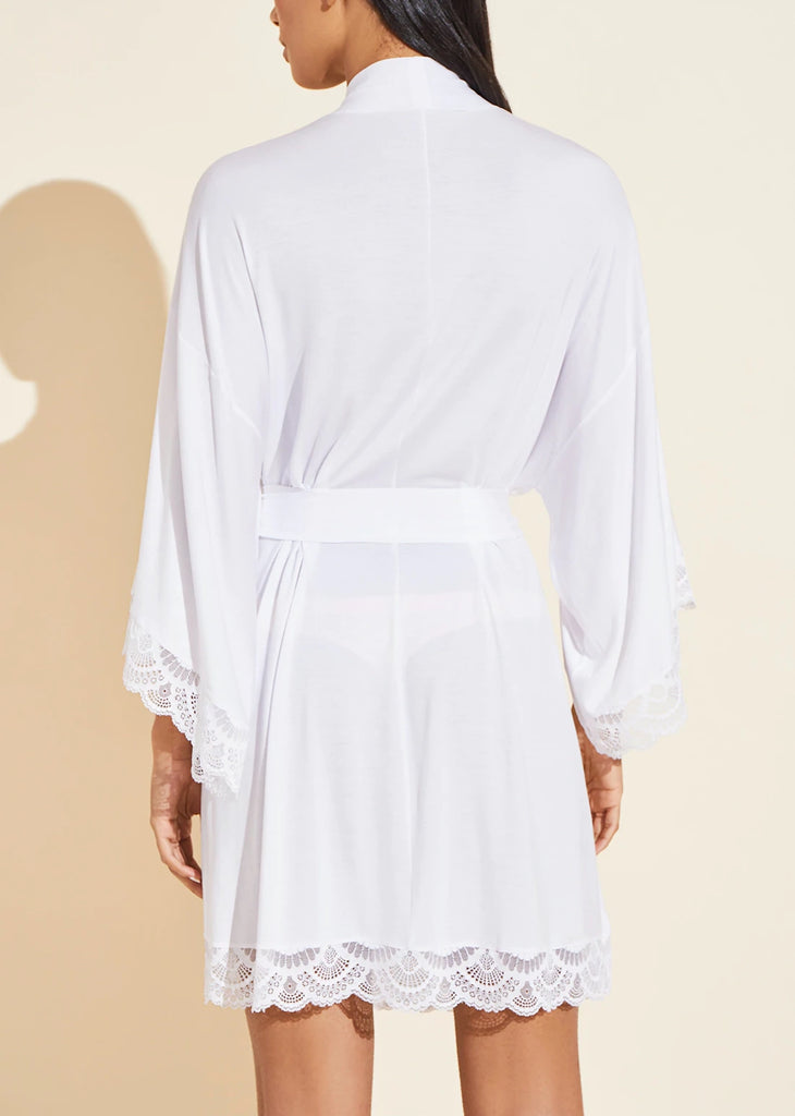 MARIANA Mademoiselle Kimono Robe in White