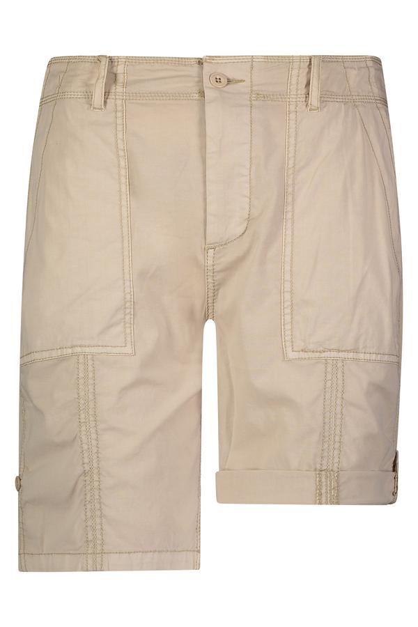 JONI Stretch Poplin Shorts in Dunes