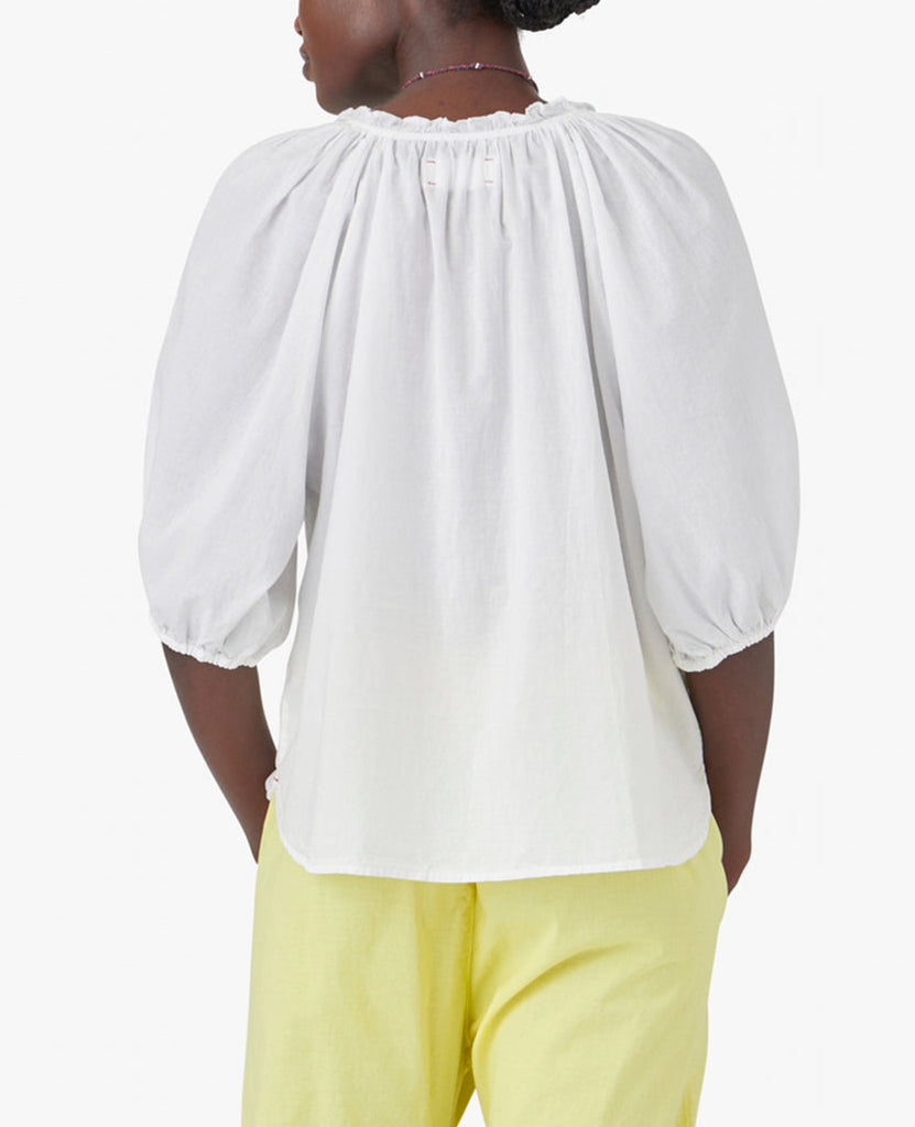 JULES Half Sleeve Top in White