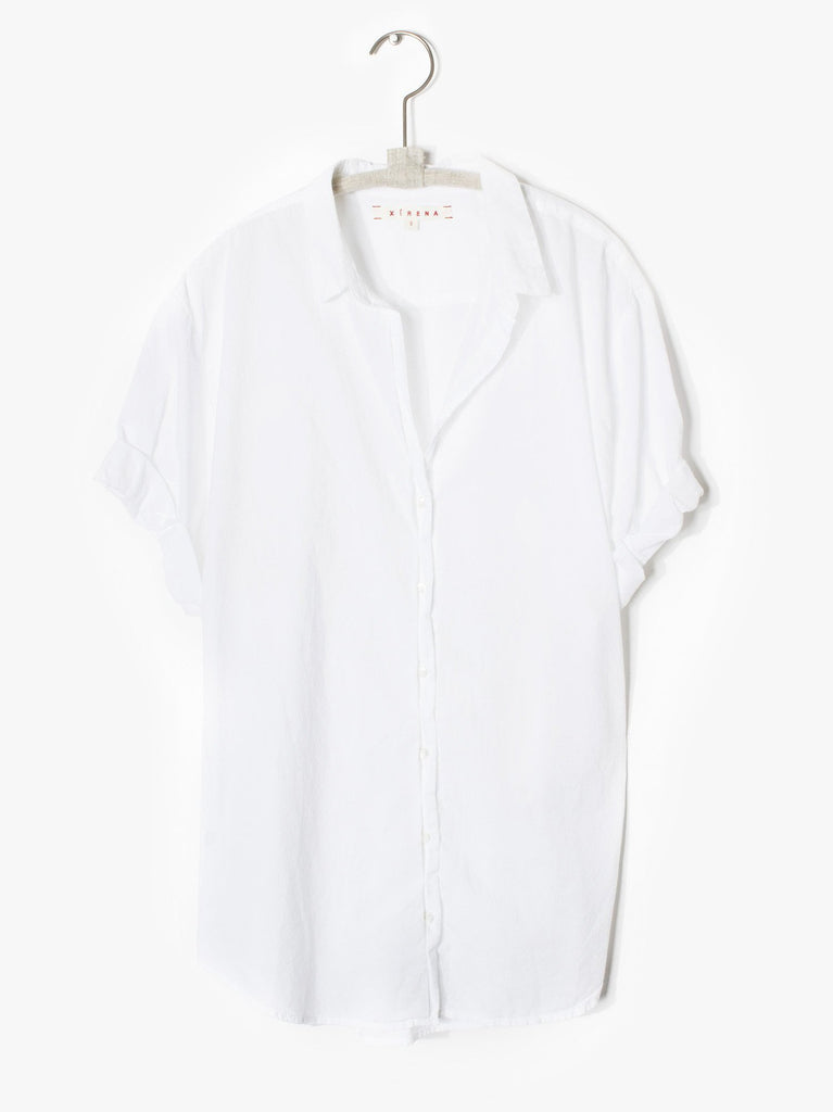 CHANNING Short Sleeve Shirt in White