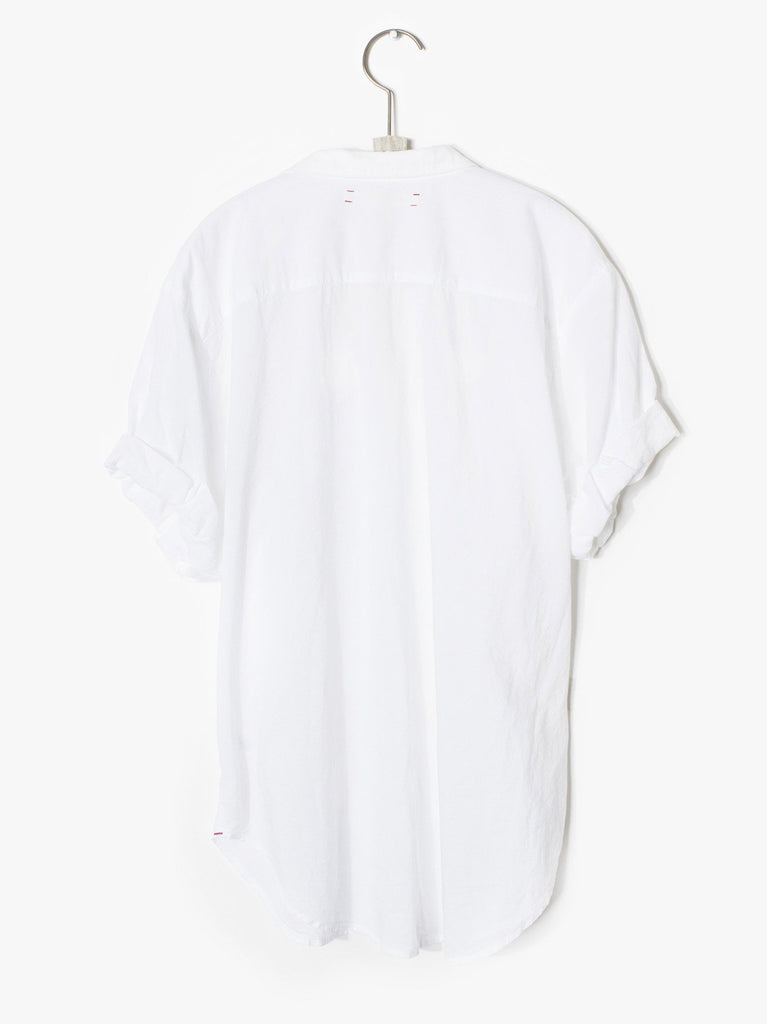 CHANNING Short Sleeve Shirt in White