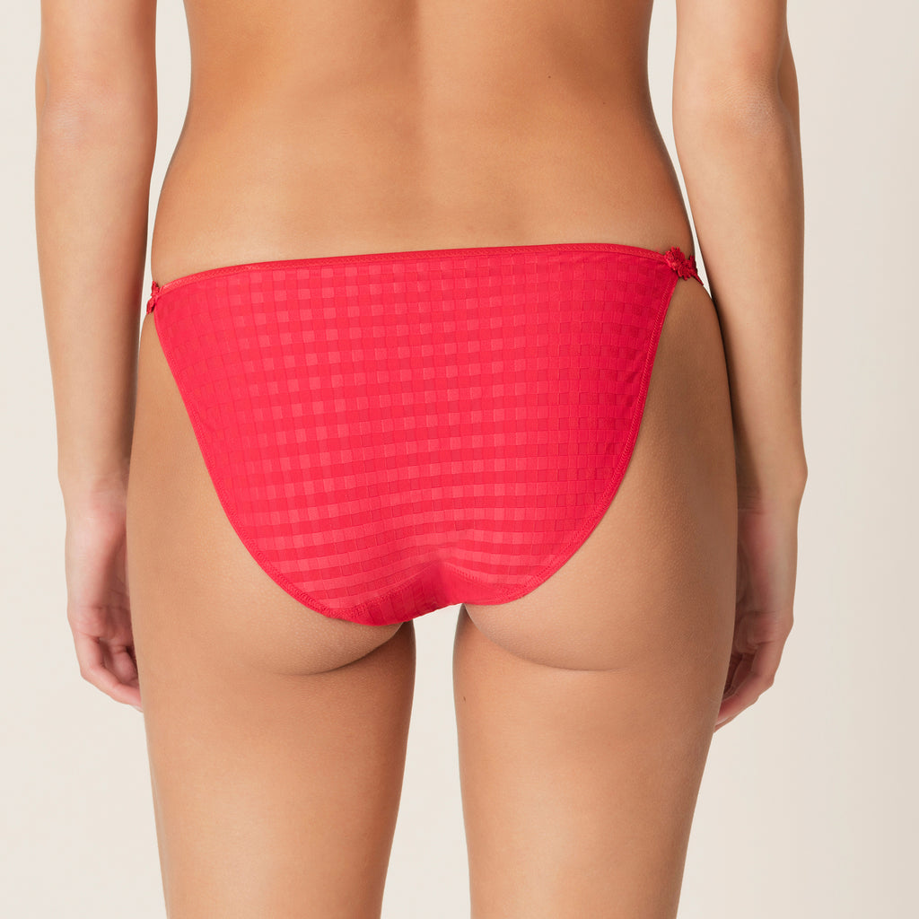 AVERO Low Waist String Brief in Scarlet