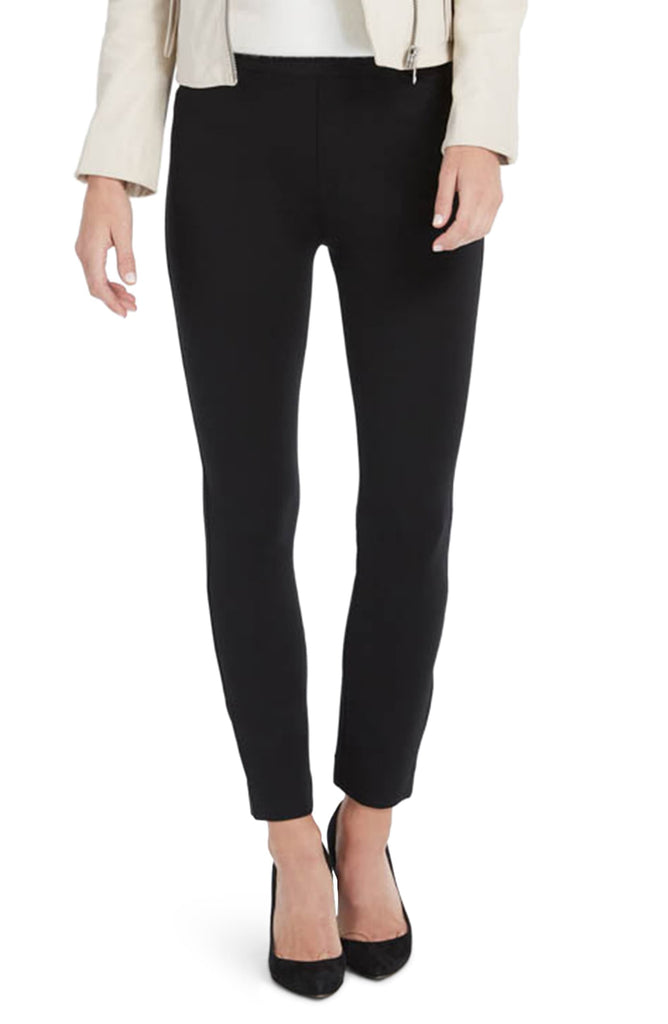 Backseam Skinny Ponte Pants in Black