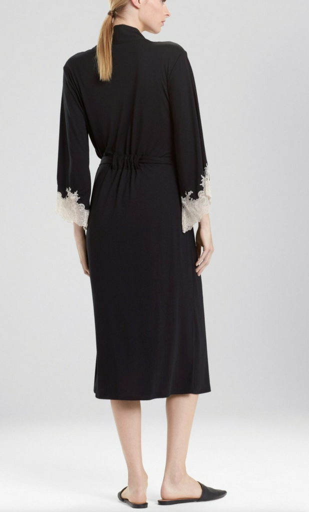 SHANGRI LA Luxe Robe in Black