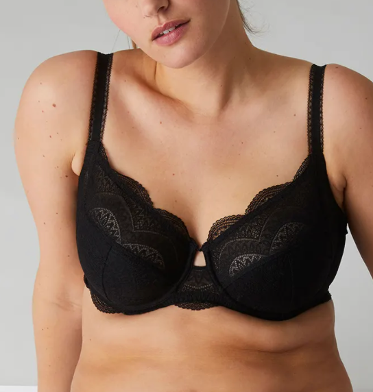 KARMA Full Cup Underwire Bra in Black