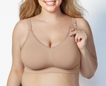 Body Silk Seamless Nursing Bra in Butterscotch