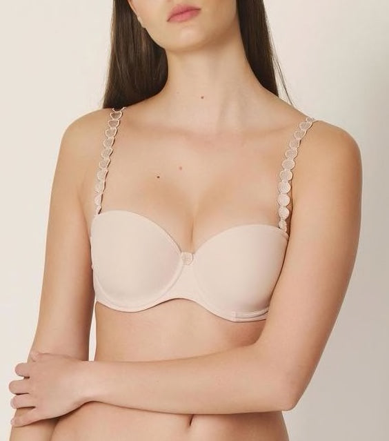 TOM Strapless Convertible Bra in Cafe Latte