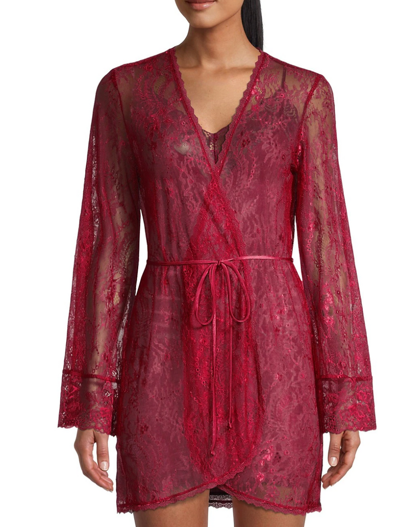 WAIT UNTIL DARK Wrap Robe in Cinnamon