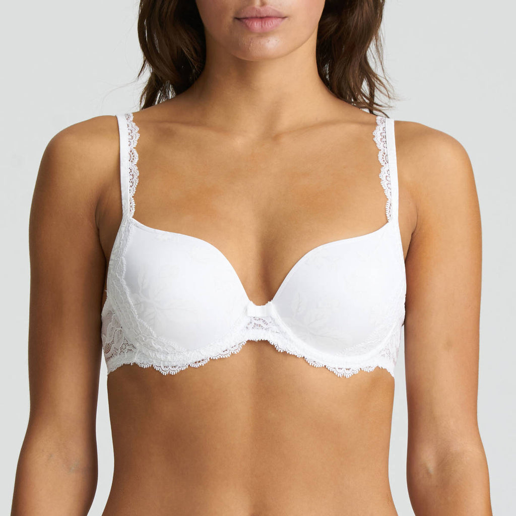 SYLVIA Padded Bra in White