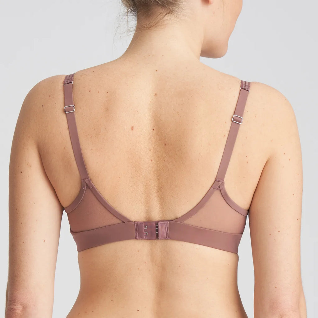LOUIE Padded Bra in Satin Taupe