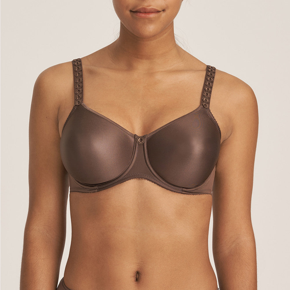 EVERY WOMAN Seamless Non-Padded Bra in Ebony