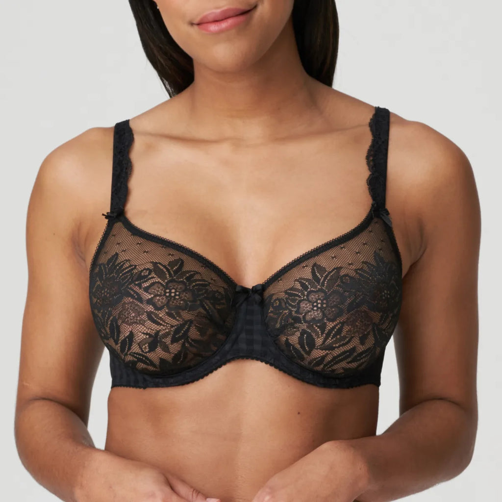 MADISON Unlined Seamless Bra in Black