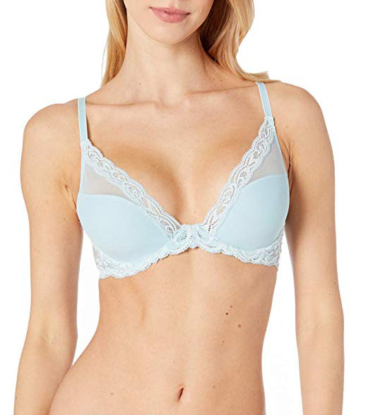 FEATHERS Plunge Bra in Cyan – Christina's Luxuries