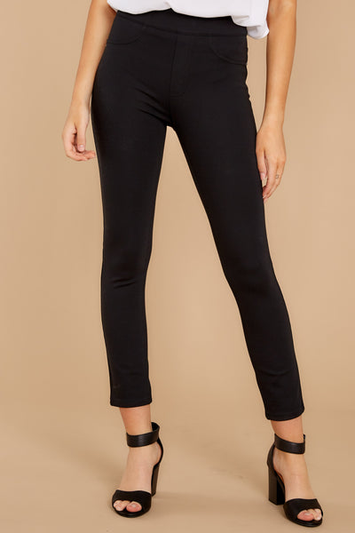 SPANX Slim-X Super Skinny Ponte Jeans Size 31-Black