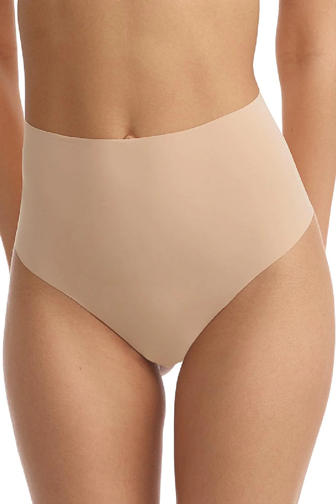 CLASSIC High Rise Thong in Beige