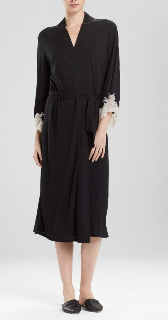 SHANGRI LA Luxe Robe in Black