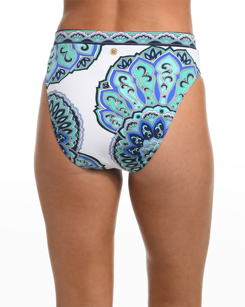 MEDALLION Halter & High Waist Bikini in Multi