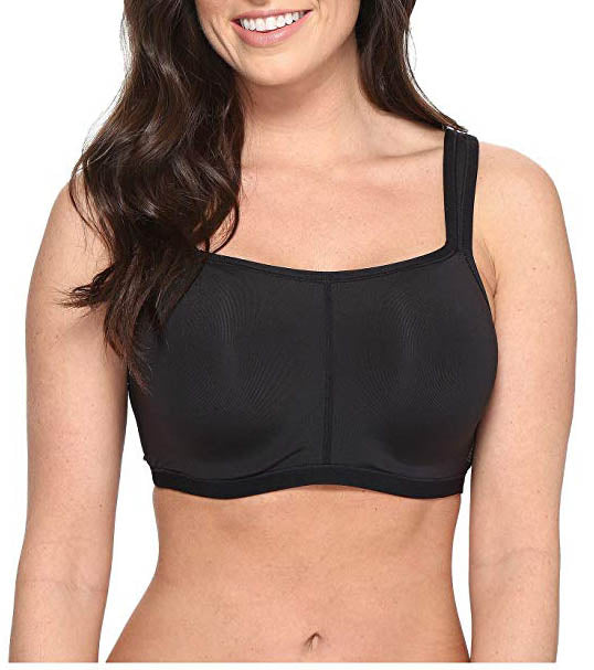 YOGI Convertible Underwire Sports Bra in Black