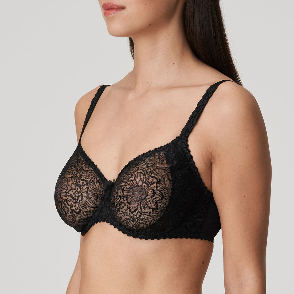 ALARA Seamless Non Padded Bra in Black