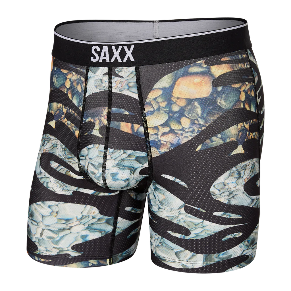 VOLT Breathable Mesh Boxer Brief in Ripple Camo