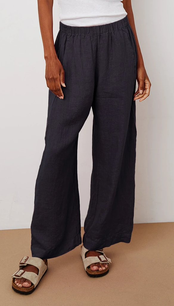 LOLA Linen Pants in Shadow