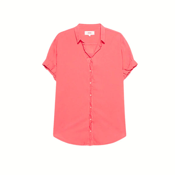 CHANNING Shirt in Sun Kiss Coral