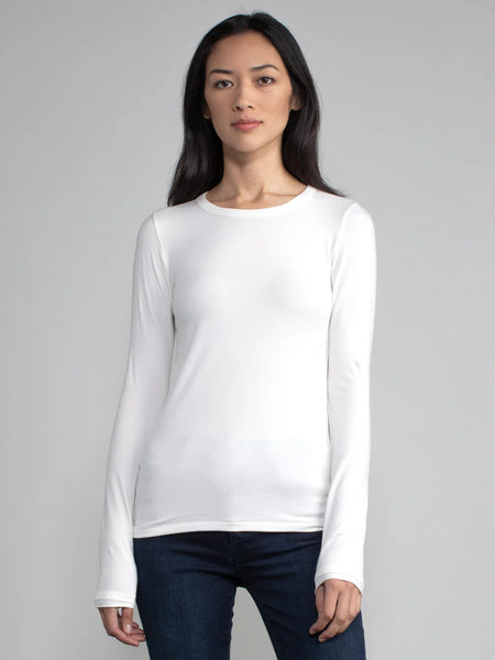 Long Sleeve Crew Tee in Eco