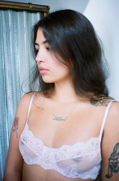 SO FINE Lace Underwire Bra in White