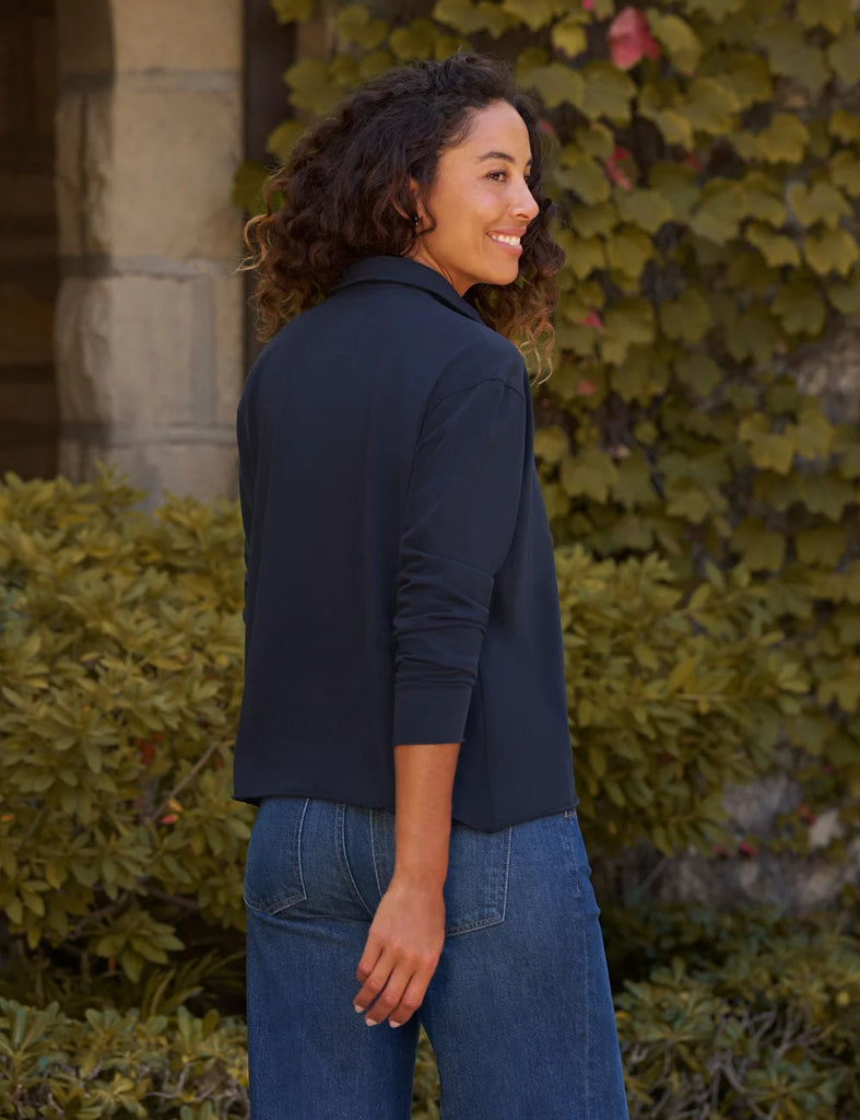 PATRICK Popover Henley in Classic Navy