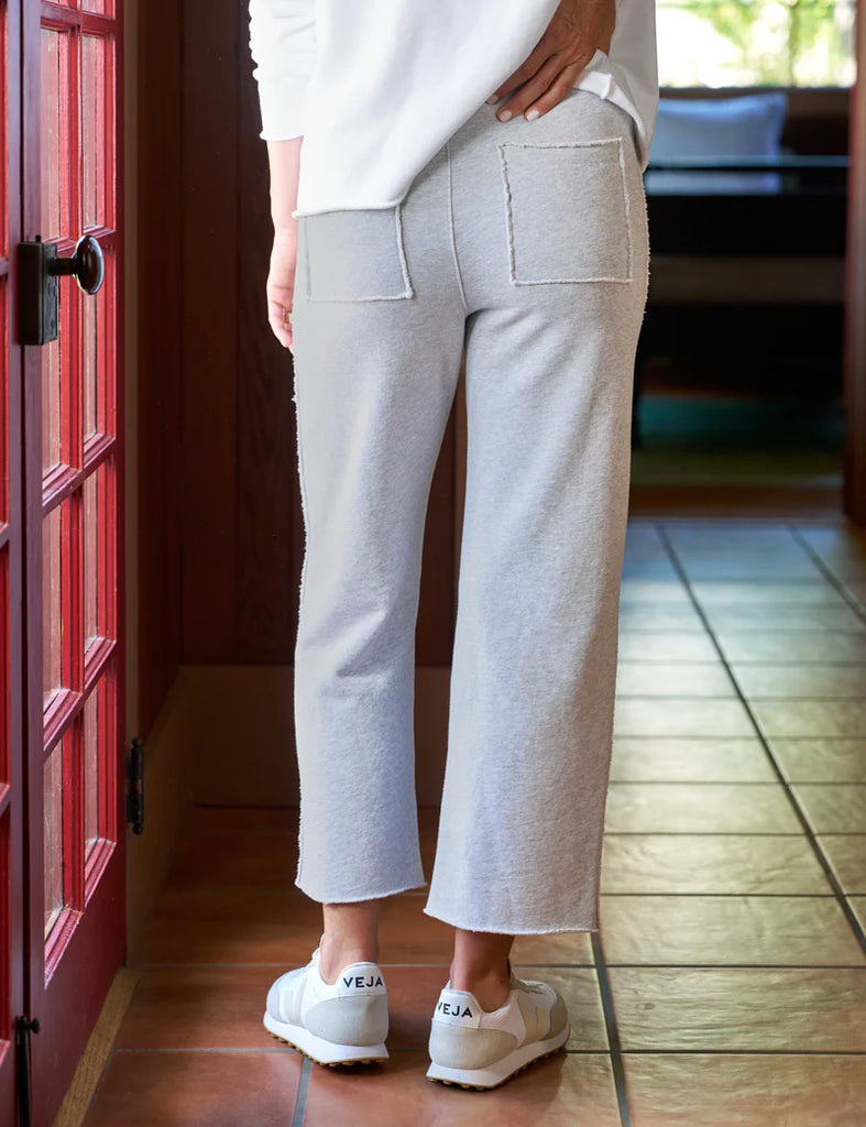 BELLA Triple Fleece Sweatpants in Gray Melange