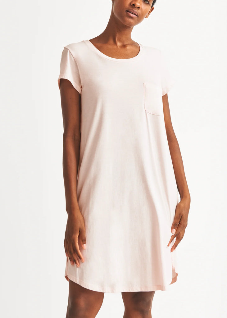CARISSA Sleep Shirt in Pearl Pink