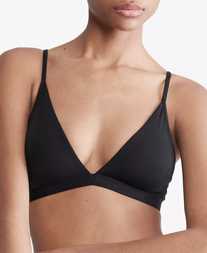 Shop Calvin Klein Athletic Lightly-Lined Triangle Bralette