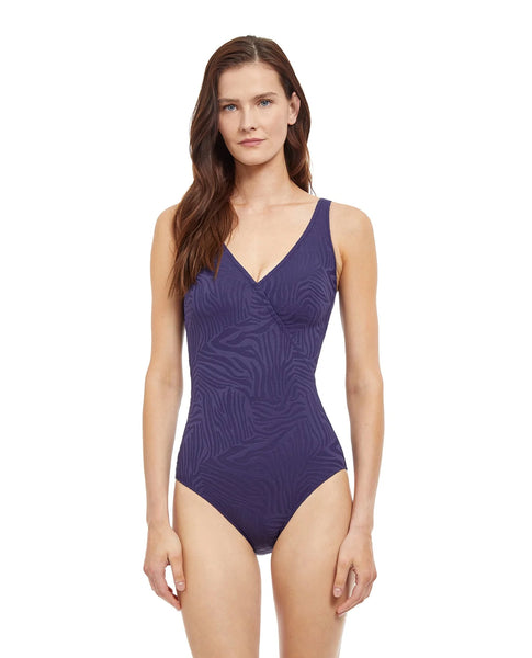OLBIA Deep Plunge Underwire Swimsuit in Electric Blue – Christina's Luxuries