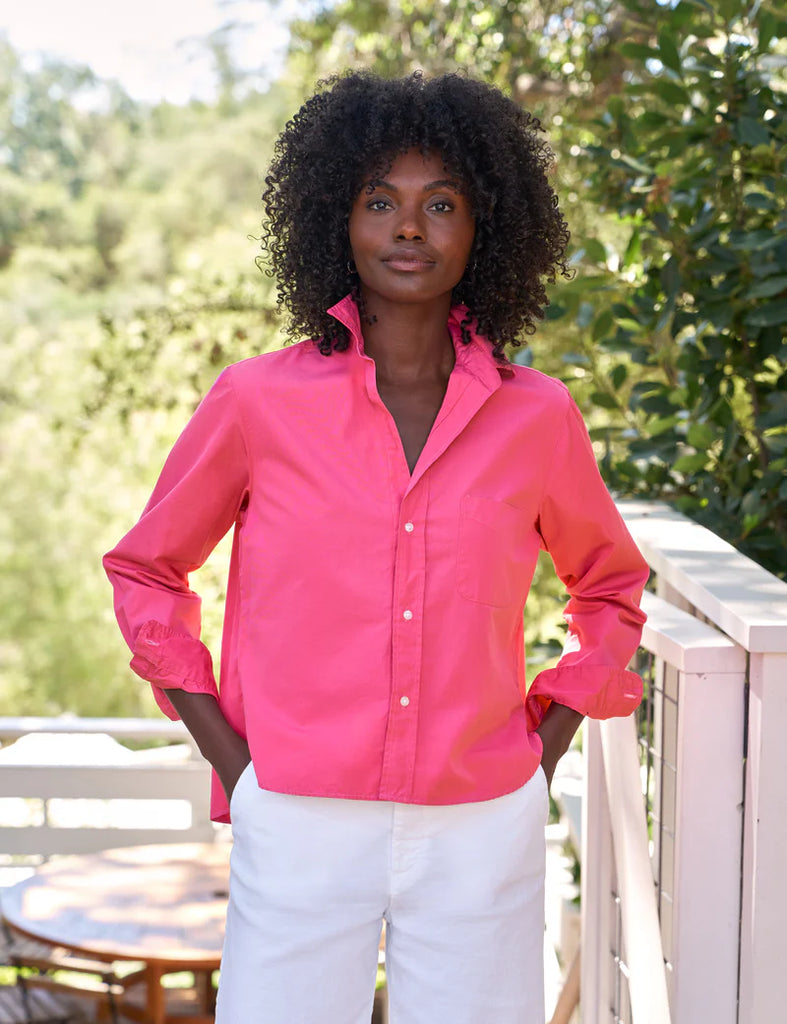 SILVIO Superluxe Shirt in Magenta