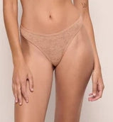 SOFT STRETCH Lace Thong in Sunkissed