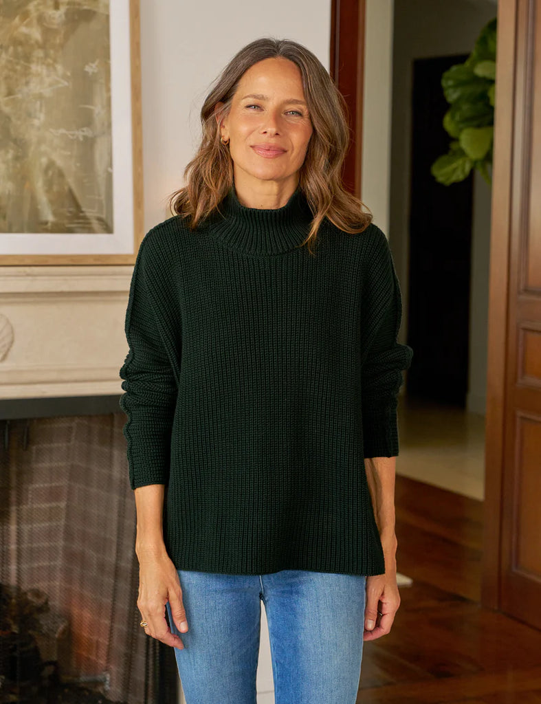 MONTECITO Sweater in British Racing Green