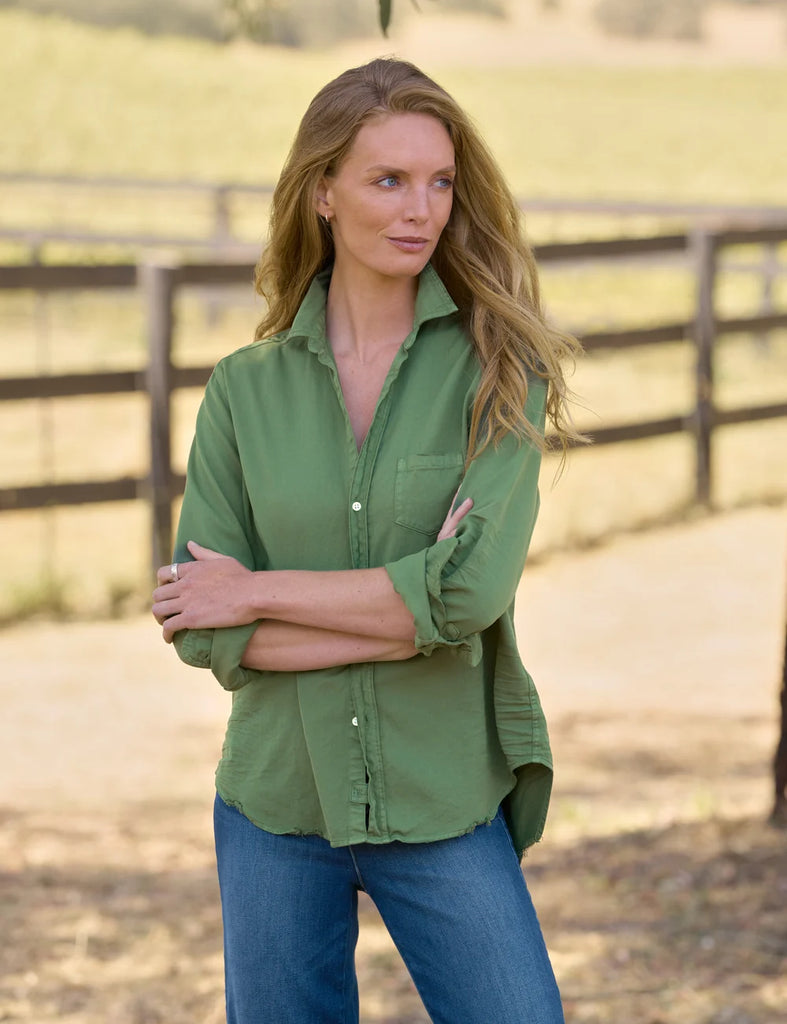 EILEEN Famous Denim Shirt in Nori