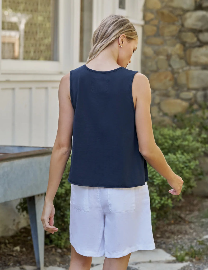 INNY Sleeveless Tank in Classic Navy