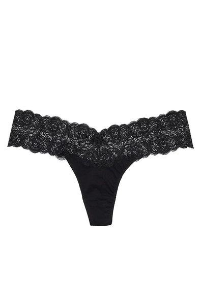 Organic Cotton Must Have Thong in Black