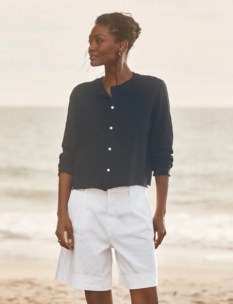 JACKIE Heritage Jersey Cardigan in British Royal Navy