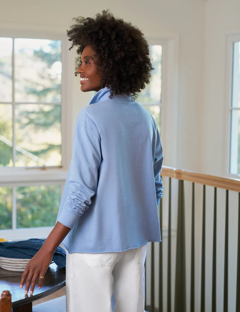 PATRICK Popover Henley in Fog