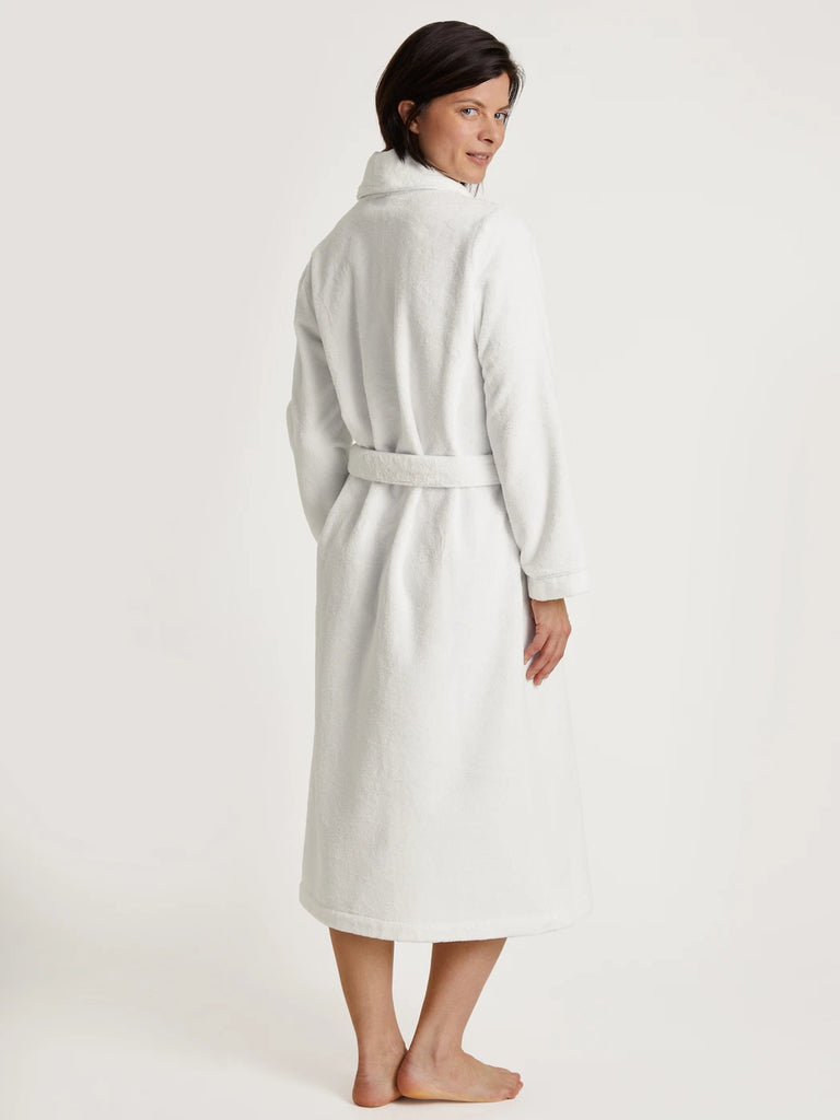 COSY SHOWER Terry Robe in White
