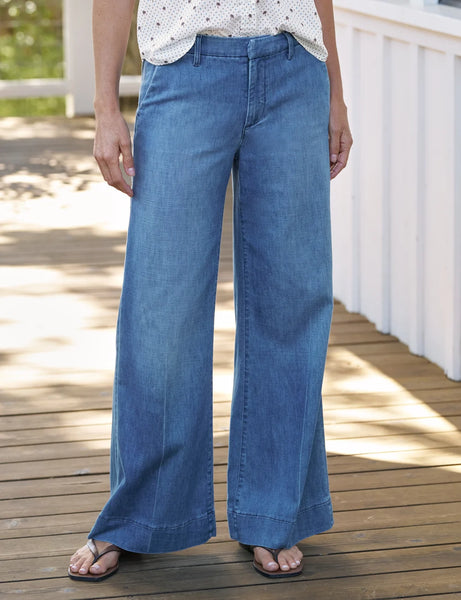 WEST VILLAGE Wide Leg Denim Trousers in 1968